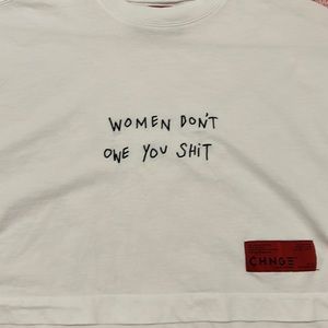 CHNGE Wdoys Crop top size medium (never worn)